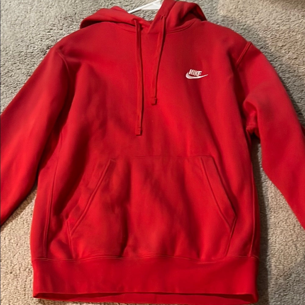 Nike Men's Bold Red Hoodie